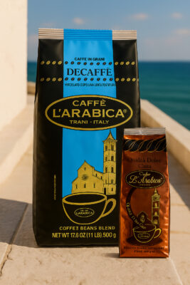 Caffe L'Arabica Decaffe 1000g + 250g kawy, której wybór zostawiamy losowi i włoskiemu temperamentowi