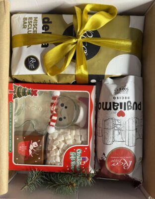 Mikołajkowy BOX + sekretny przepis na likier czekoladowo - kawowy pani Mikołajowej